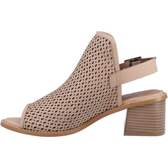 Hush Puppies Louise Klackade Läder Dam Sandaler i Taupe - Image 4