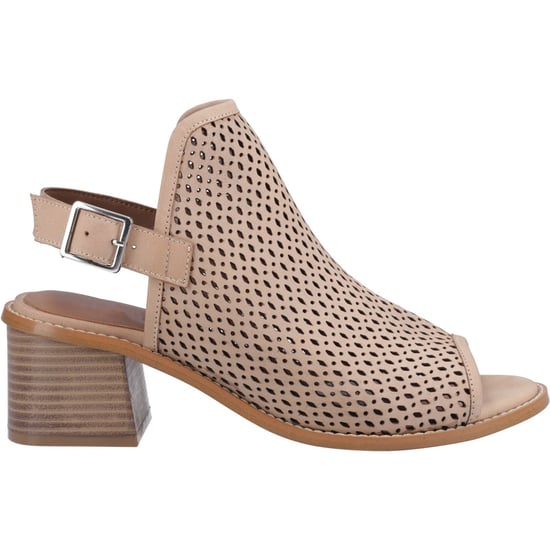 Hush Puppies Louise Klackade Läder Dam Sandaler i Taupe - Image 5