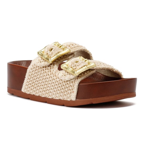 Desert Fleur Super Dames Beige Sandalen - Image 2