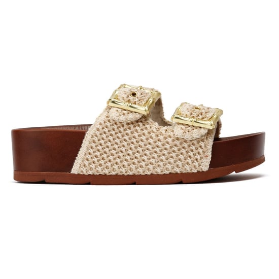 Desert Fleur Super Dames Beige Sandalen - Image 5