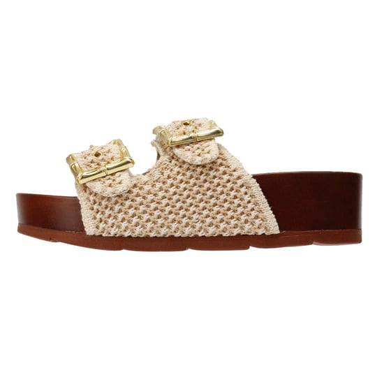 Desert Fleur Super Dames Beige Sandalen - Image 6