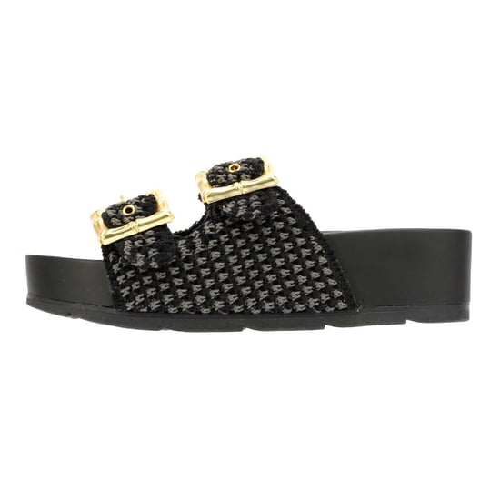 Desert Fleur Super Dames Zwarte Sandalen - Image 6