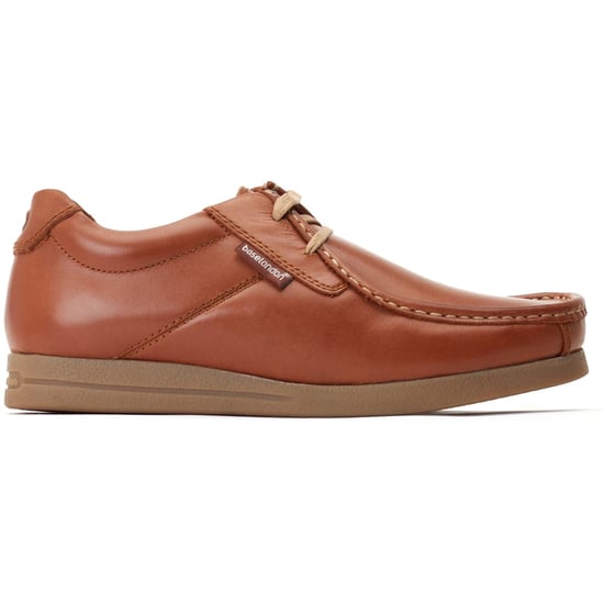 Base London Event Leren Heren Tan Veterschoenen - Image 5