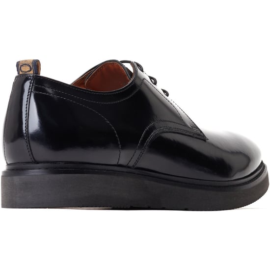 Base London Roly Leren Zwarte Oxford Schoenen Voor Heren - Image 2