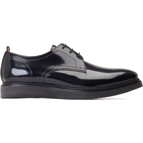 Base London Roly Leren Zwarte Oxford Schoenen Voor Heren - Image 5