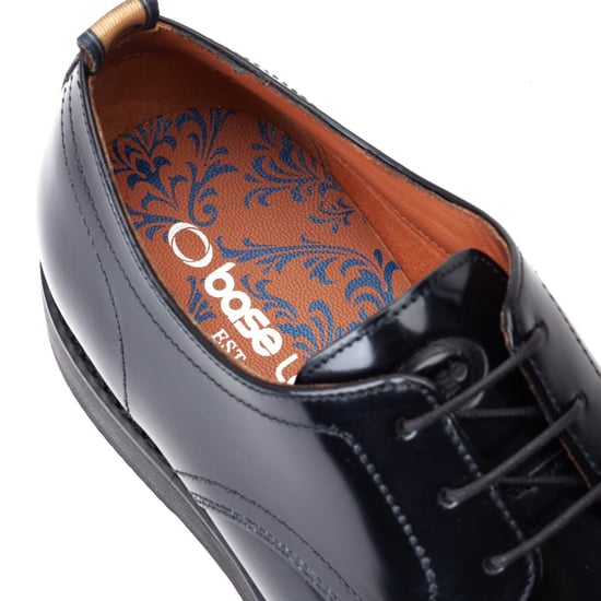 Base London Roly Leren Zwarte Oxford Schoenen Voor Heren - Image 6