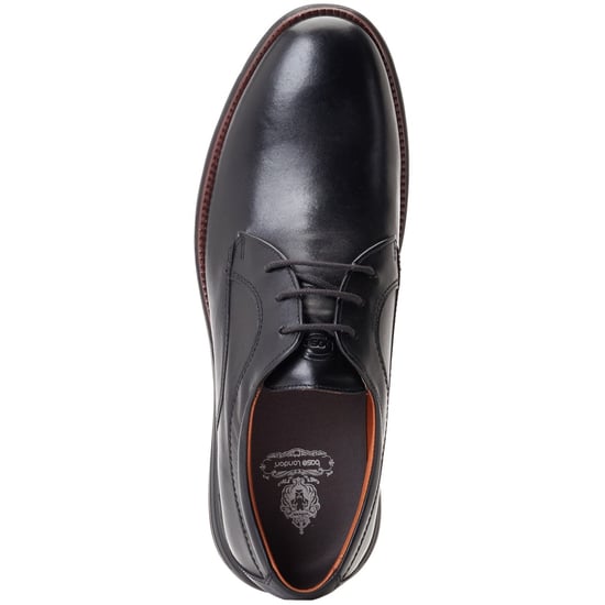 Base London Wing Leren Zwarte Oxford Schoenen Voor Heren - Image 4