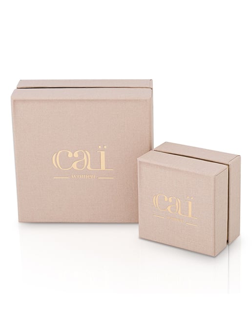 cai Ring 925/ Sterling silver rose gold-plated Peace - Image 3