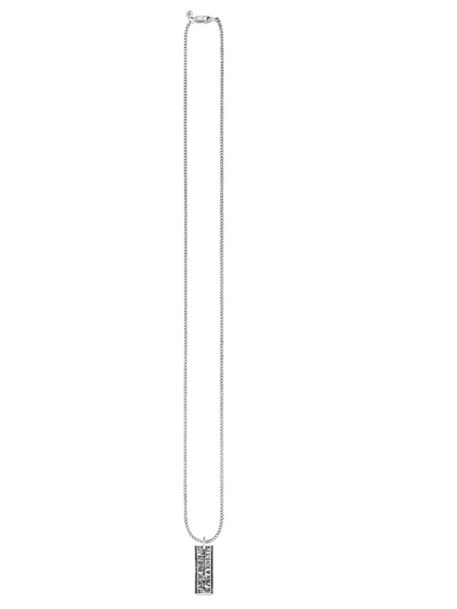cai Pendant with chain 925/- sterling silver oxidised arrow - Image 4