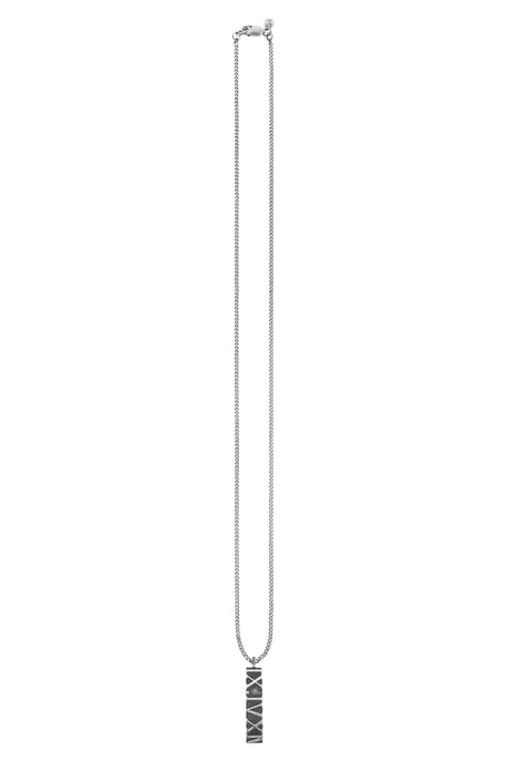 cai Pendant with chain 925/- Sterling silver matt spinel - Image 3