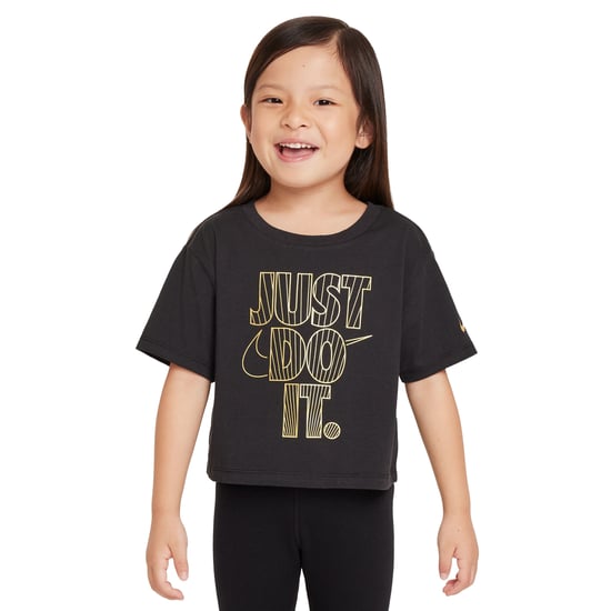 Nike Meisjes Shine Boxy T-Shirt (Zwart) - Image 3