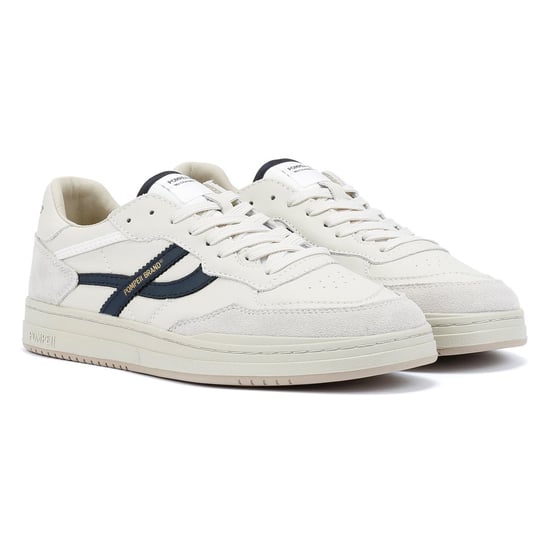 Pompeii Elan Leren Witte Sneakers Voor Heren - Image 1