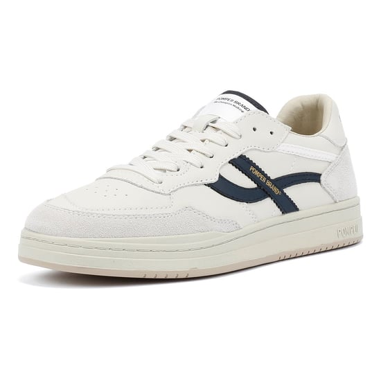 Pompeii Elan Leren Witte Sneakers Voor Heren - Image 3