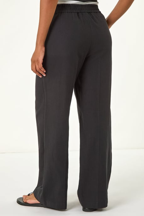 Smart Twill Wide Leg Pocket Trouser - Image 4