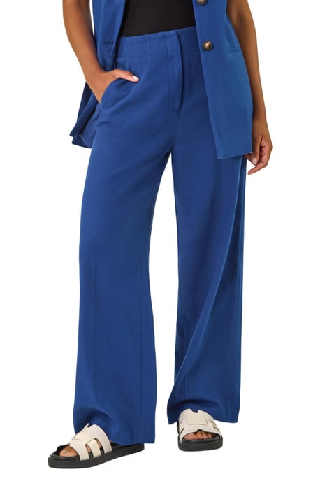 Smart Twill Wide Leg Pocket Trouser - Image 1