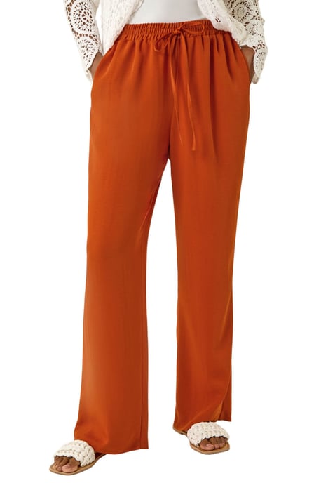 Elastic Waist Wide Leg Pocket Trouser - Image 1