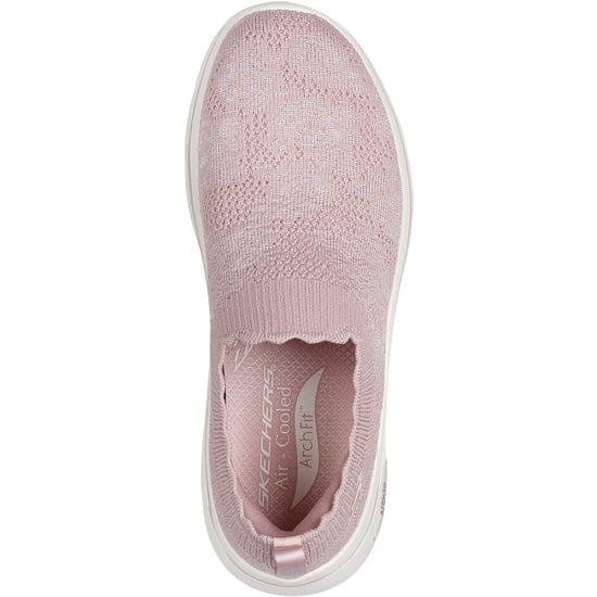 Skechers GO WALK Arch Fit 2.0 Rosa Linda Textiel Dames Mauve Sneakers - Image 4