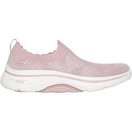 Skechers GO WALK Arch Fit 2.0 Rosa Linda Textiel Dames Mauve Sneakers - Image 6