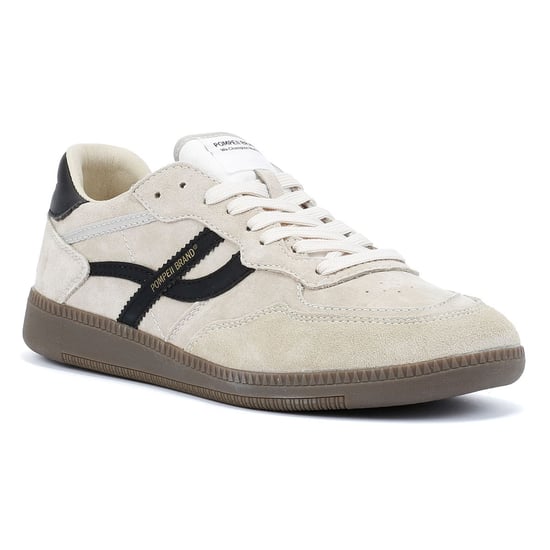 Pompeii Elan Sala Heren Sneakers Van Suède In Het Wit - Image 2