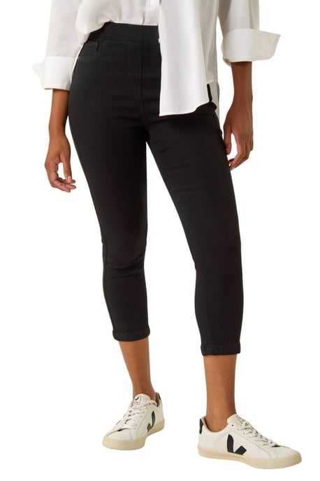 Shape Enhance Stretch Crop Jeggings - Image 1