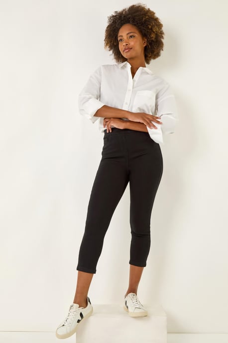 Shape Enhance Stretch Crop Jeggings - Image 2