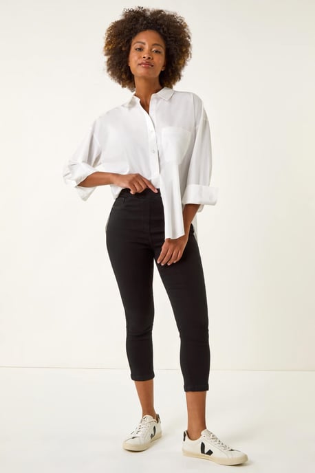 Shape Enhance Stretch Crop Jeggings - Image 3