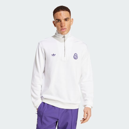 Real Madrid Terrace Icons Half-Zip Top - Image 1