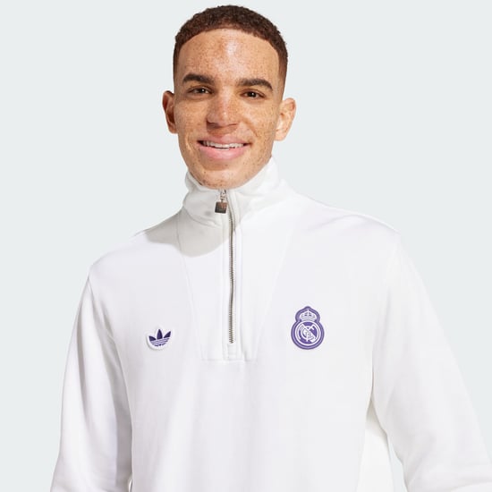 Real Madrid Terrace Icons Half-Zip Top - Image 5