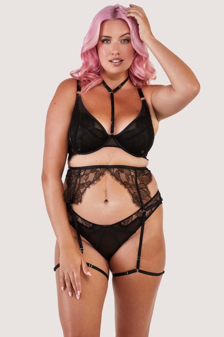 Felicity Hayward X Pp Fairfield Lace Suspender Belt - Image 5