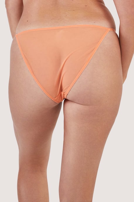 Felicity Hayward X Pp Palm Bay Coral Embroidery Tanga Brief - Image 4
