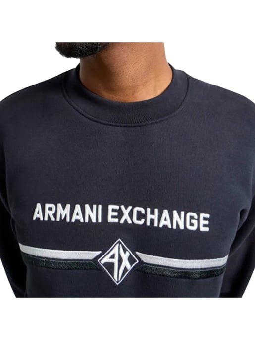 Armani Exchange herrtröja med diamantmönster - Image 2
