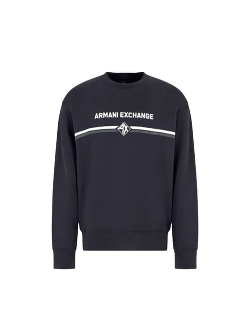 Armani Exchange herrtröja med diamantmönster - Image 3