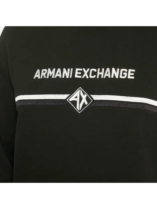 Armani Exchange herrtröja med diamantmönster - Image 3