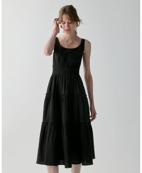 Tiered Midi Dress - Image 1