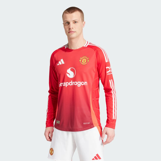 Manchester United 24/25 Long Sleeve Home Authentic Jersey - Image 1