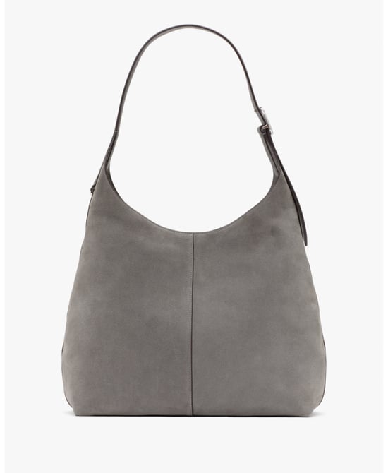 454 Suede Mixed Materials Large Shoulder Bag - Image 5