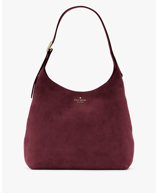 454 Suede Mixed Materials Large Shoulder Bag - Image 1