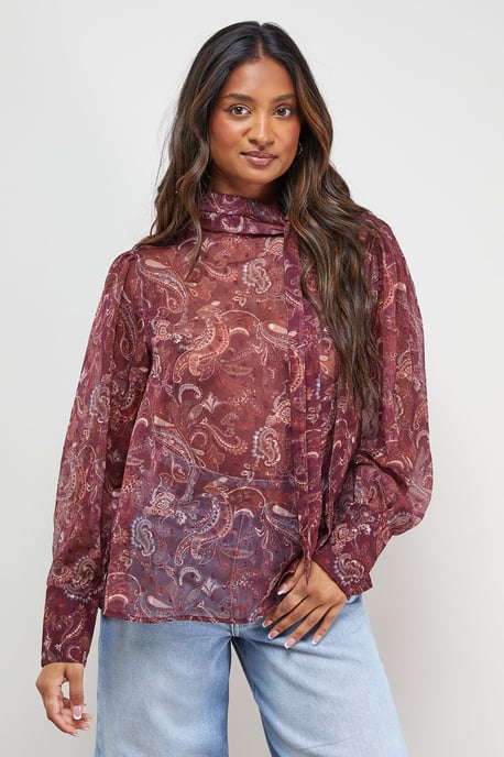 Pussy Bow Blouse - Image 1