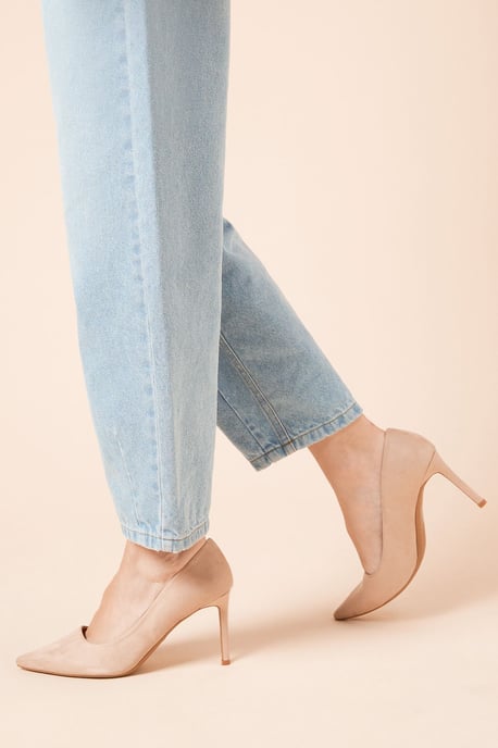 Dash Pointed High Stiletto Heel Court Shoes - Image 1