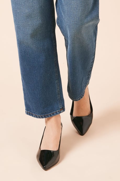 Dove Kitten Heel Court Shoes - Image 3