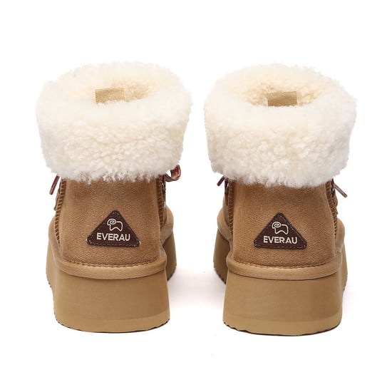 EVER AU Dames enkelboots met plateauzool – Lapwing - Image 5