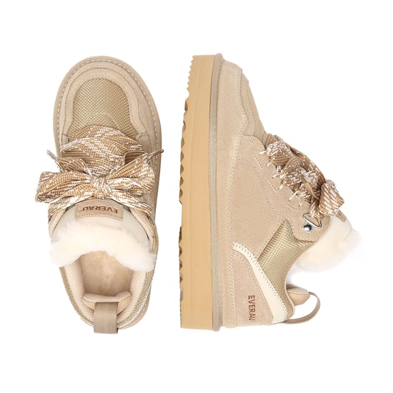 EVER AU Australien Kvinnor Marmoriserad Snörning Plattform Sneaker Stövlar - Image 3