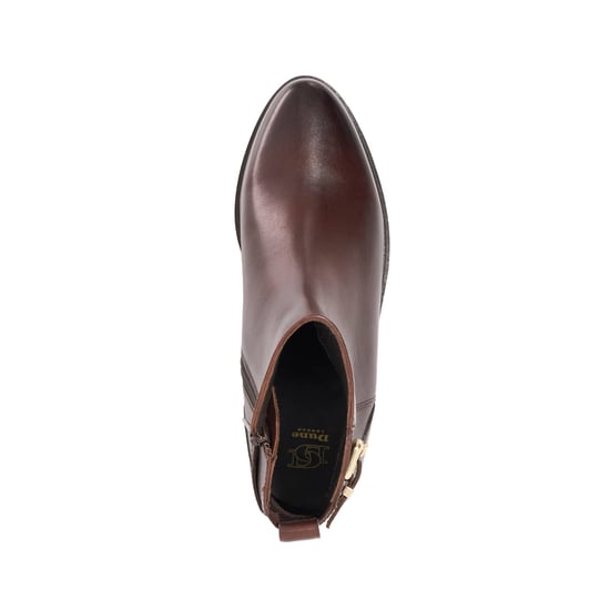Dune Ladies Padri - Leather Buckle Detail Ankle Boots - Image 4