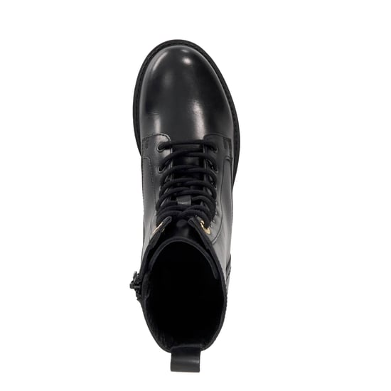 Dune Ladies Partens - Leather Lace Up Chunky Biker Boots - Image 3