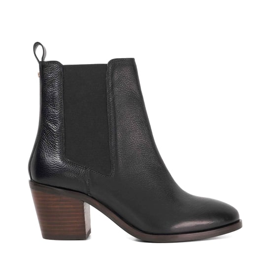 Dune Ladies Pasil - Almond Toe Block Heel Boots - Image 2