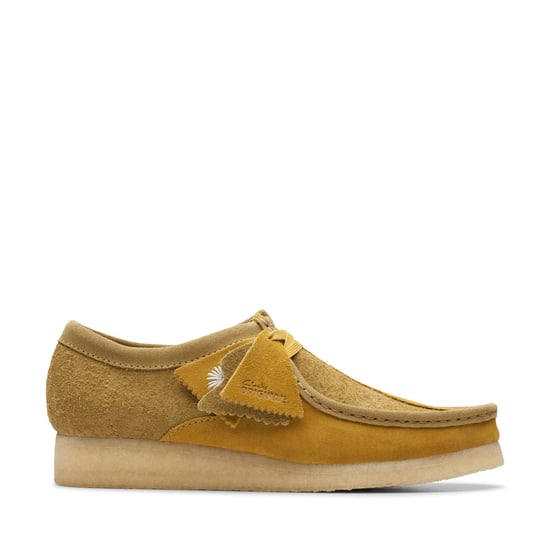 Men's Clarks Originals Wallabee Shoes in olive - Image 1