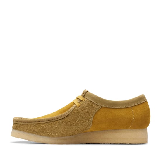 Men's Clarks Originals Wallabee Shoes in olive - Image 2