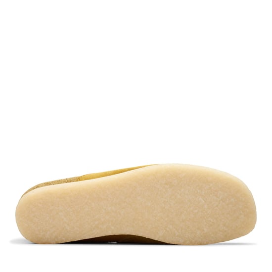 Men's Clarks Originals Wallabee Shoes in olive - Image 3