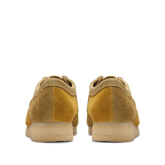 Men's Clarks Originals Wallabee Shoes in olive - Image 5