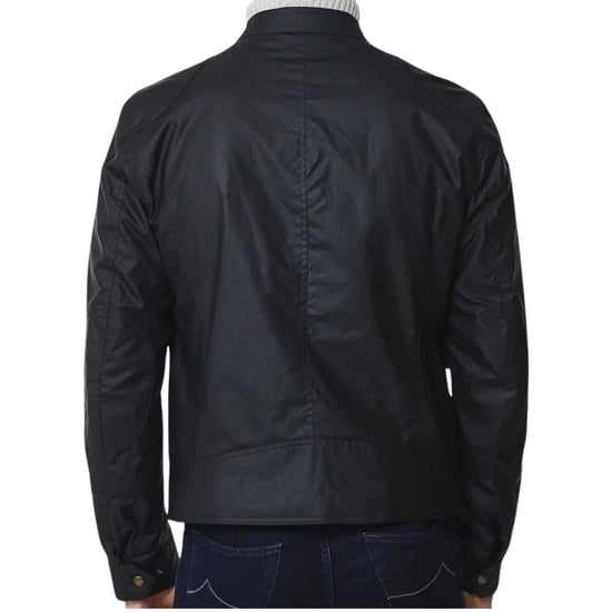 Belstaff Kelland Waxed Cotton Black Jacket - Image 2